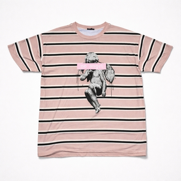 i saw it first Other - Striped Pink and Black Women's Pajama Top